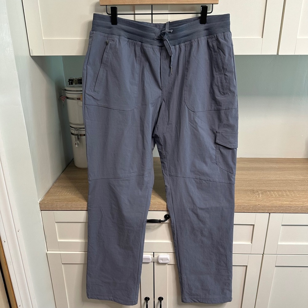 Eddie Bauer Horizon Guide Pants Womens L Neutral Cargo Hiking Stretch Gorpcore